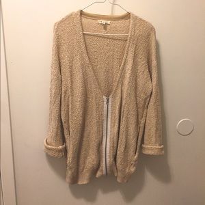 Silence + Noise cream Oversized sweater Sz. Med